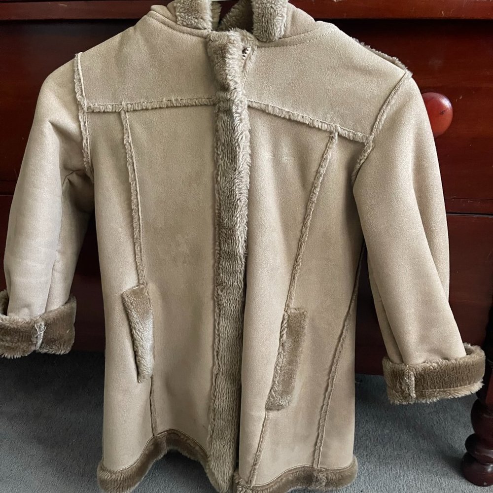 Girls size Small tan coat